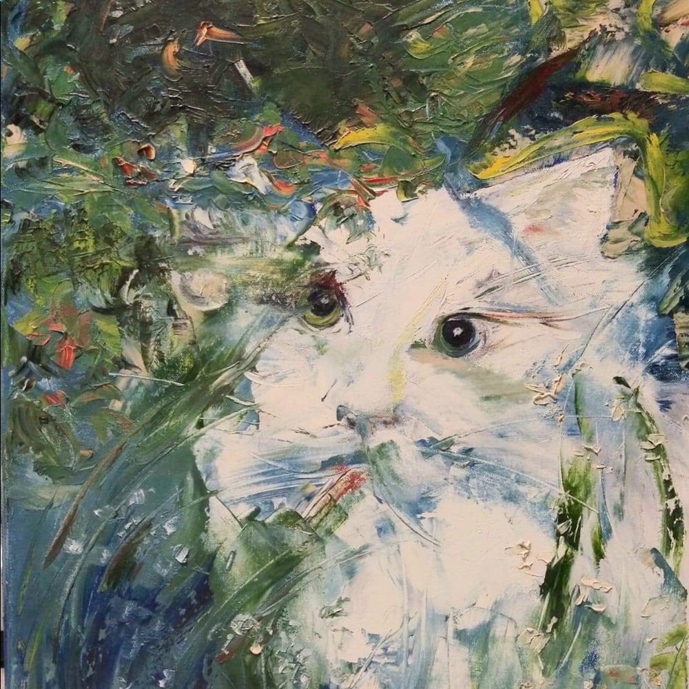😻”Undercover” Original Painting
